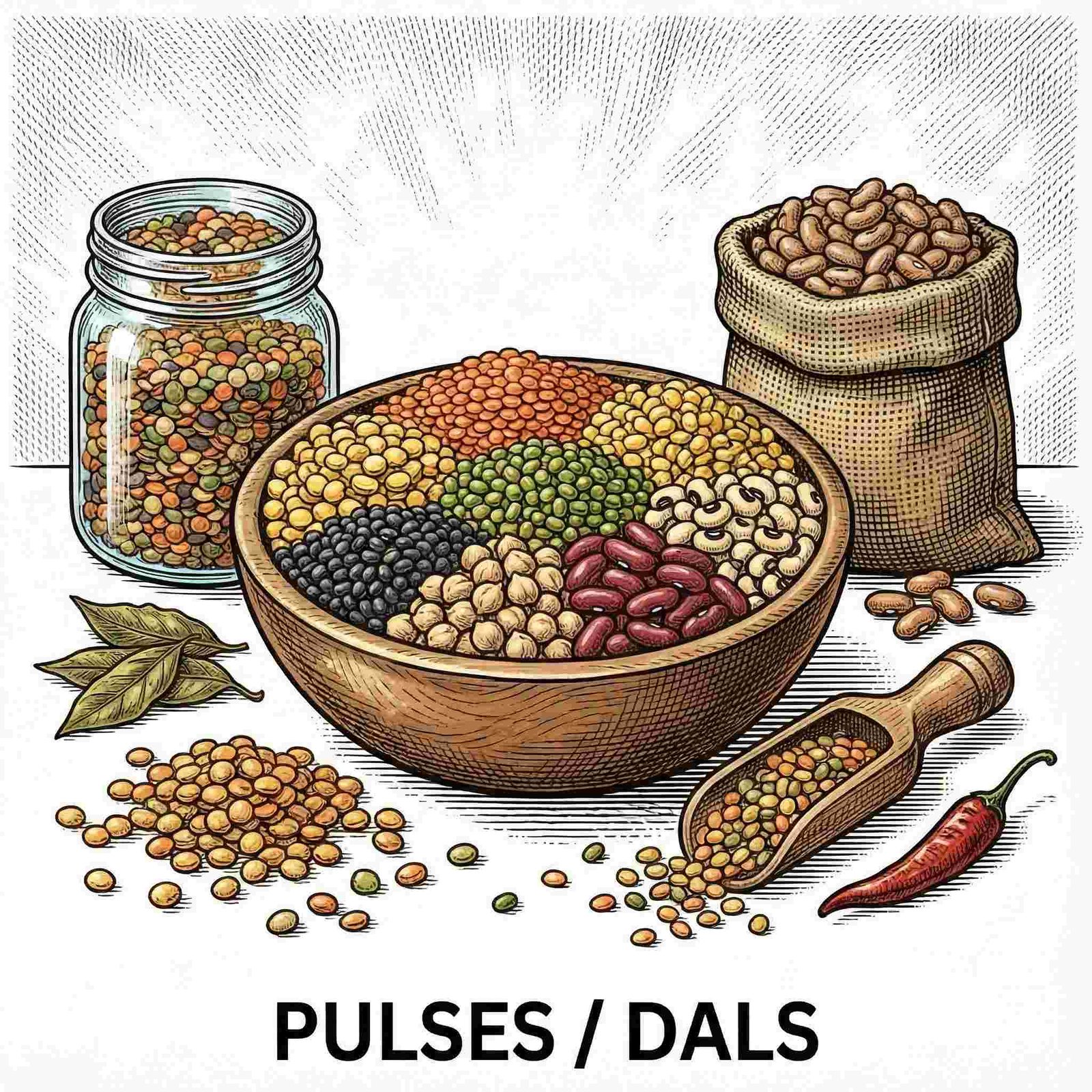 PULSES & DALS / BEANS & LENTILES