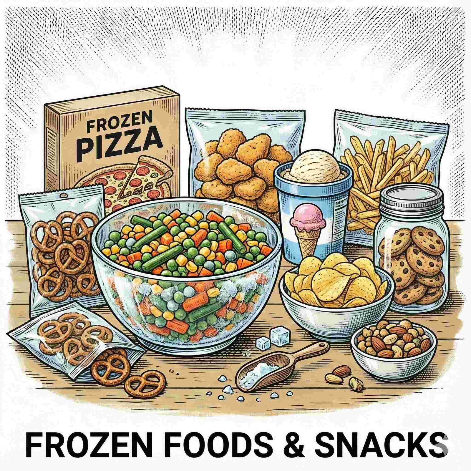 FROZEN FOODS & SNACKS