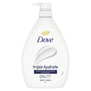 Dove Triple Hydrate Body Wash 1L