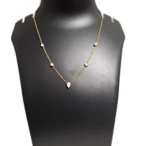 Golden Layered pendant necklace