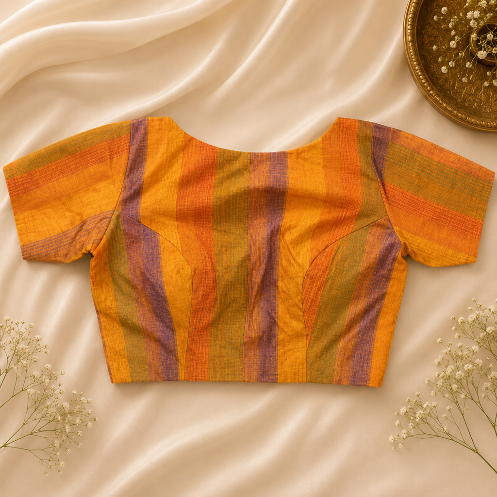 Readymade Blouse – Multicolor Striped