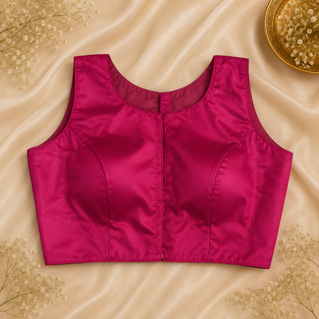 Readymade Blouse – Pink Sleeveless