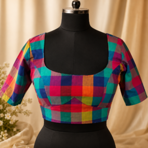 Readymade Blouse - Multicolor Checkered